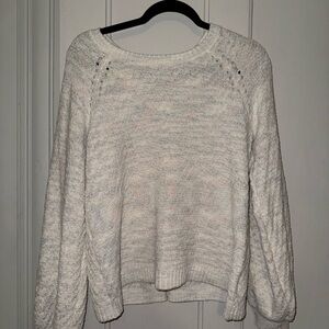Cozy White Sweater